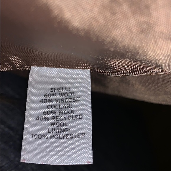 Camel/black cropped wool-blend blazer - Picture 3 of 5